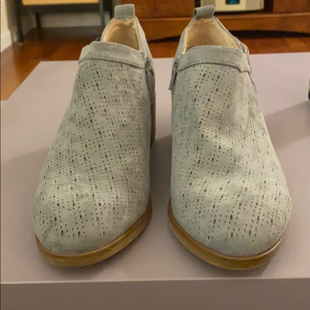 Sued grey booties from Sonoma size 8